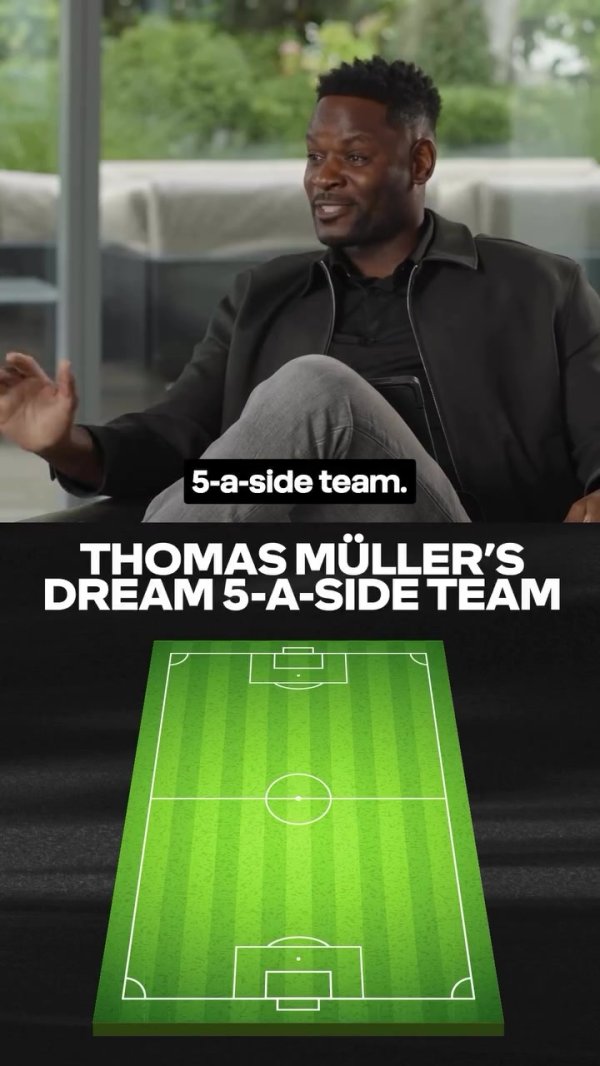 穆勒挑选最佳五人制阵形    ：梅西、诺伊尔、拉姆和白浪的2名新队友