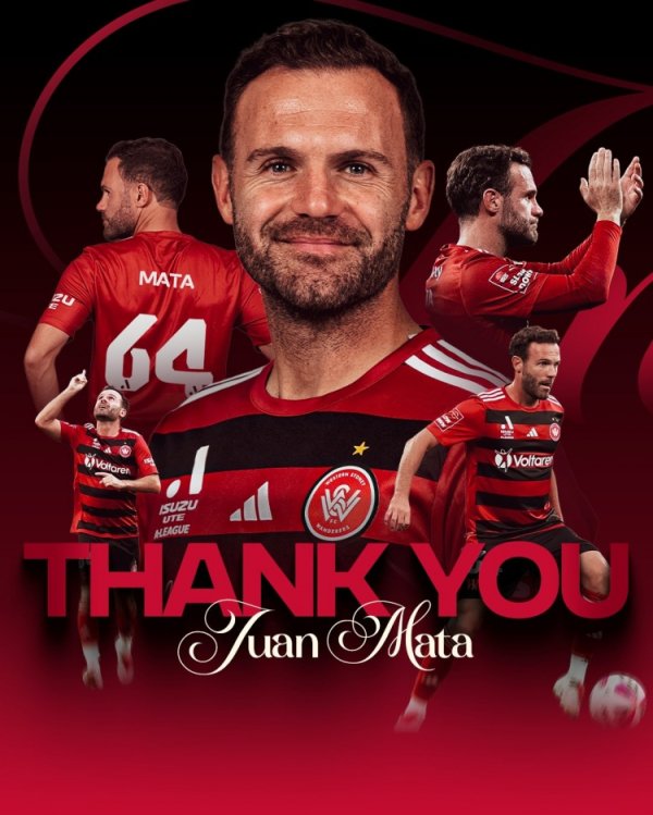 马塔社媒告别西悉尼漫步者:很自豪曾身穿你们的运动活动 服 马塔社媒告别西悉尼漫步者:很自豪曾身穿你们的运动活动 服