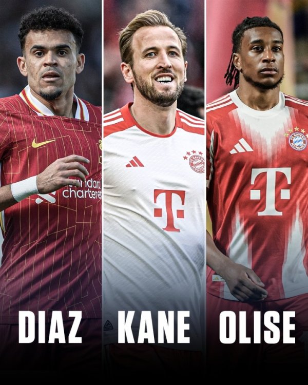 英超造！拜仁前场6人全为英超出品&共花2.4亿，现总身价4.57亿欧