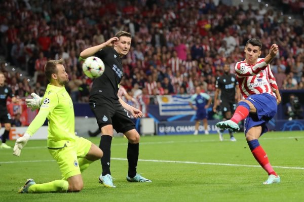 2003年以来，布鲁日成首支欧冠主场作战  击败法国球队的比利时球队