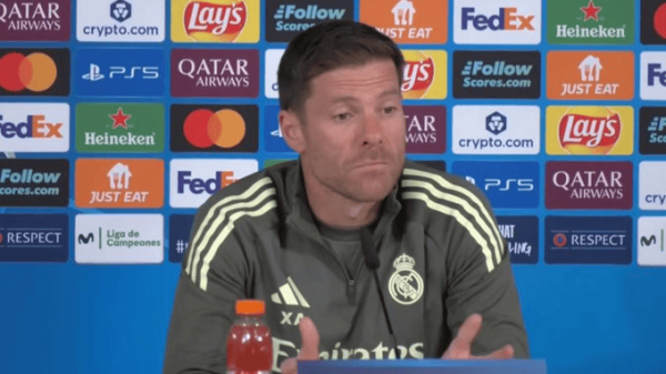 阿隆索: 周末已谈过对裁判    的看法, 现在皇马要展望的是欧冠