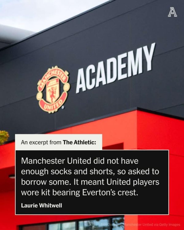 沦落至此！曼联U13迎战埃弗顿时装备不足 向对手借球袜和短裤出战