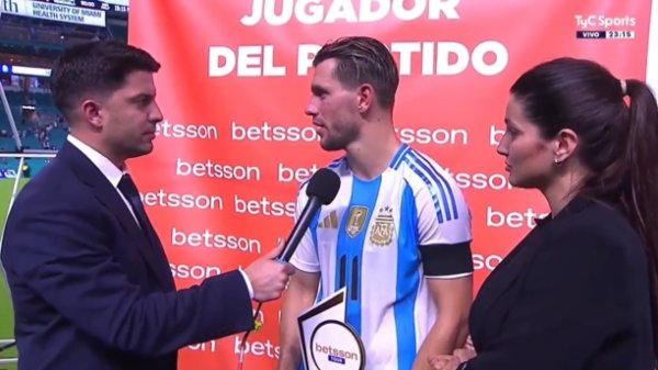 洛塞尔索：很高兴再次为国家队得分   得分  和获胜  献给鲁索