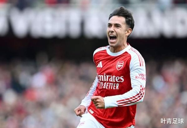 21米超级世界波! 阿森纳7000万核心腾空一跃 庆祝英超第1球