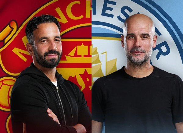 曼联客场应战    有望送曼城三连败! 阿莫林战瓜帅5战仅1负, 策略  相克非侥幸