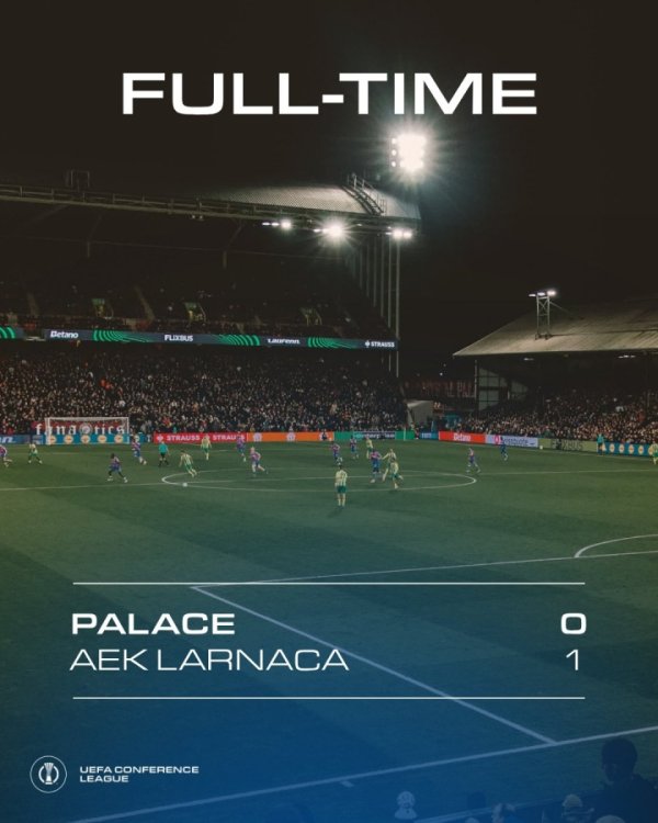 大冷门🥶水晶宫爆冷输塞浦路斯球队拉纳卡，双方杆位身价差65倍